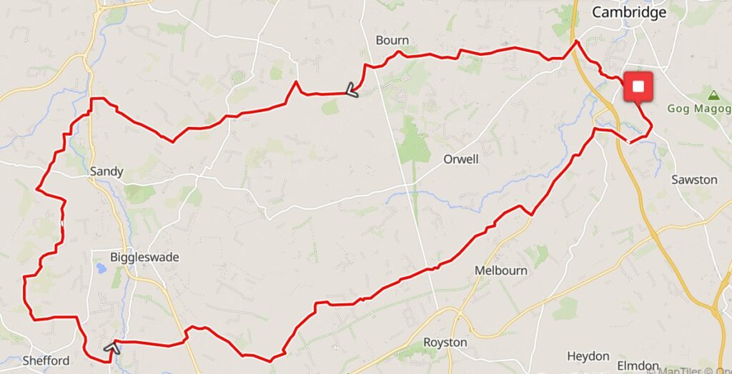 60 mile route 2026 – updated